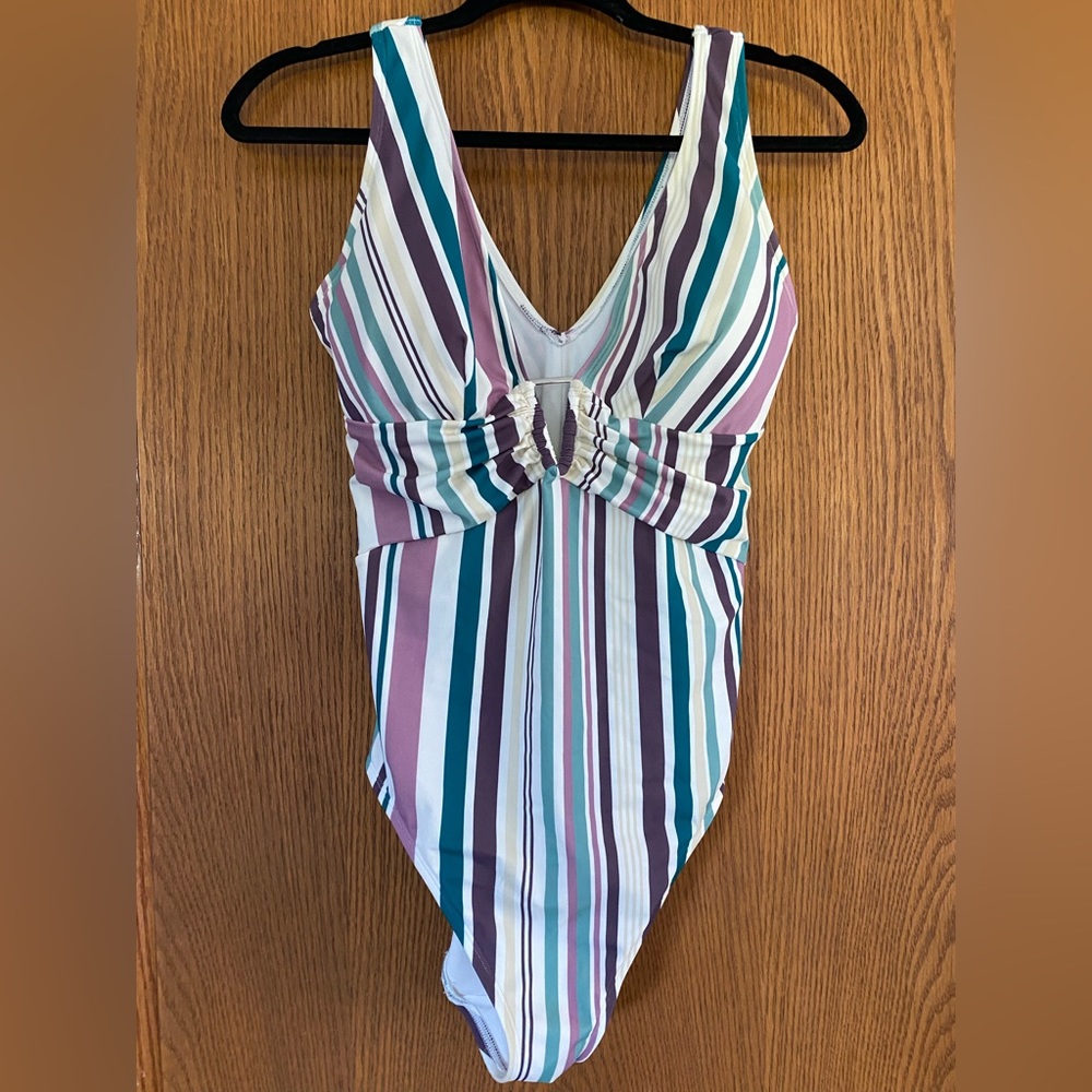 AdoreMe Andria Contour Plus One Piece Swim Suit